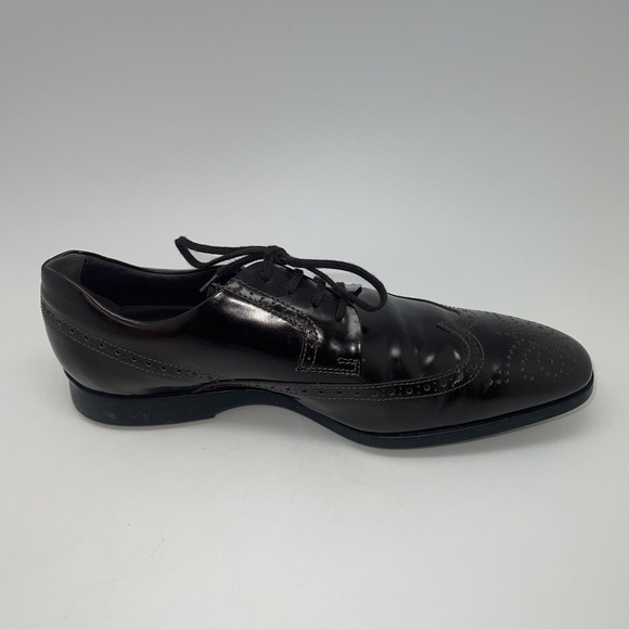 Tod\'s Shoes Mens Size 8 Brown Leather‎ Wingtip Oxford Dress Italy Brogue Lace Up main image 11